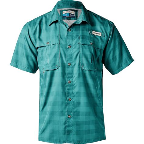 Magellan Outdoors Men's Aransas Pass Heather Plaid Fishing Shirt | Academy