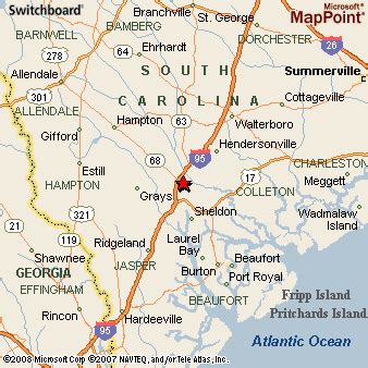 Where is Yemassee, South Carolina? see area map & more