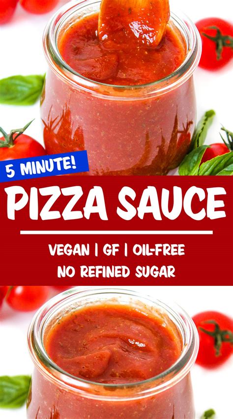 5-Minute Pizza Sauce (Vegan, Oil-Free!) - The Garden Grazer