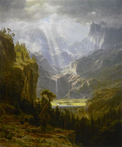 Bierstadt Albert Rocky Mountians Landers Peak Canvas 16 x 20 #4748 ...