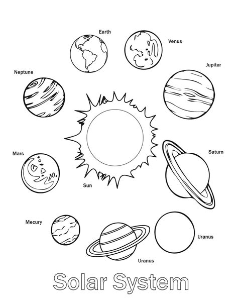 Free Printable Solar System Coloring Pages For Kids | Solar system for ...