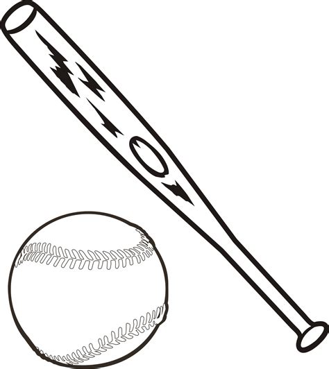 Baseball Bat And Ball - ClipArt Best