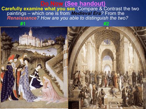 Medieval Vs Renaissance Art