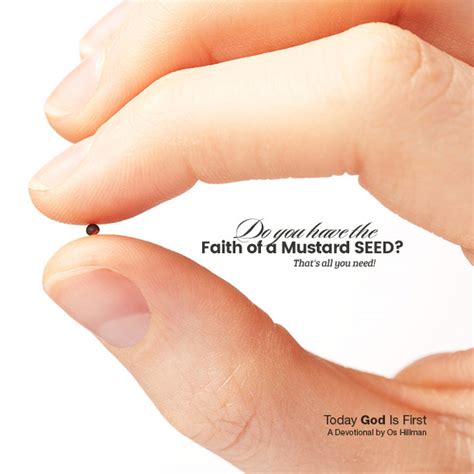 Mustard Seed Faith in Business - Today God Is First