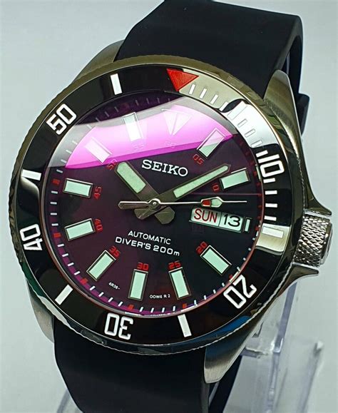 Custom SKX Divers Watch SEIKO NH36 Mini Blood Moon Mod - Etsy