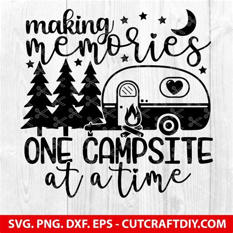 Kids Camping Svg