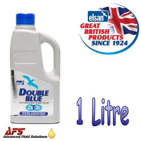 Elsan Double Blue Concentrated Fast Acting 1 Litre Toilet Cassette ...