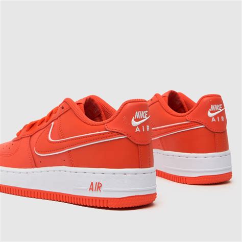 Kids Youth Red Nike Air Force 1 Trainers | schuh