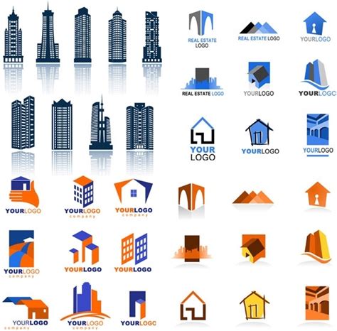 Real estate logo template vector Free vector in Encapsulated PostScript ...