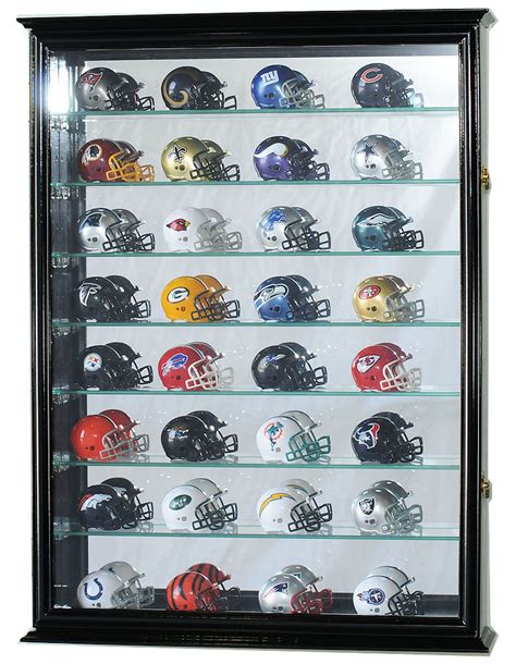 Large Pocket Pro Mini Helmet Display Case Cabinet Football NFL - Etsy ...