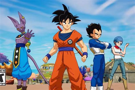 Dragon Ball x Fortnite: tráiler oficial con skins de Goku, Vegeta ...