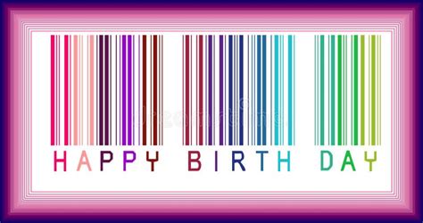 Barcode Birthday Clipart