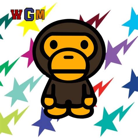 Baby Milo ,Star Bape in 2022 | Mini canvas art, Bape wallpapers, Neon ...