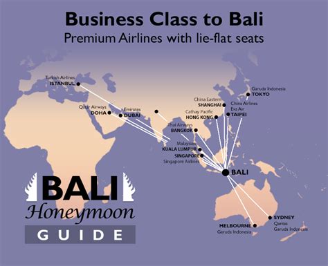 The Best Business Class and First Class flights to Bali 2024