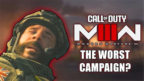 The Modern Warfare III Campaign Was…. (MWIII Story Review) - YouTube