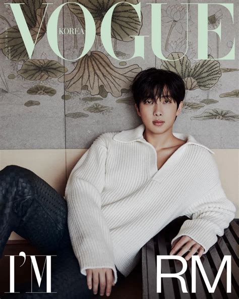 RM's handsome visuals take center stage on Vogue Korea cover