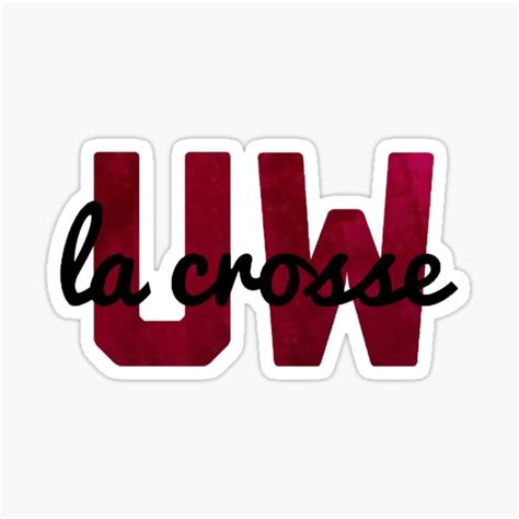 "UW La Crosse" Sticker for Sale by trinityronkoski | Redbubble