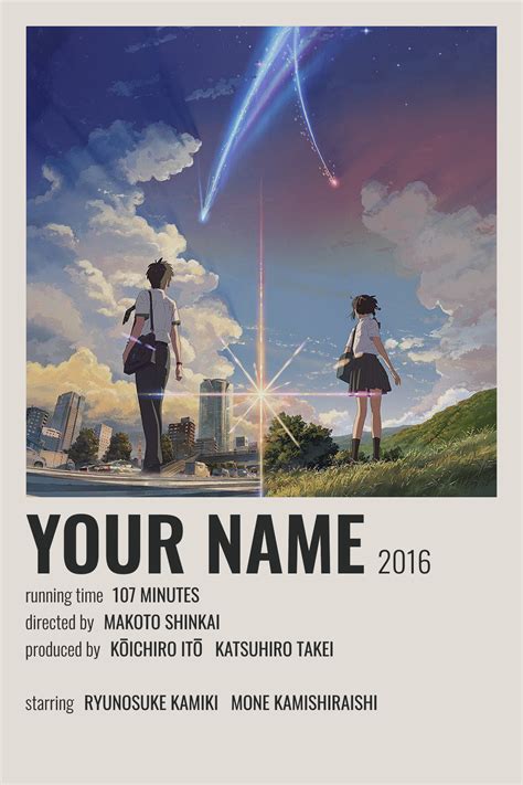 Your Name Poster - Anime Titles