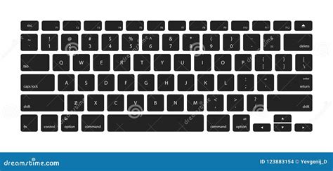 Vector Keyboard Keys Stickers. Computer Keyboard Buttons, Keys Template ...