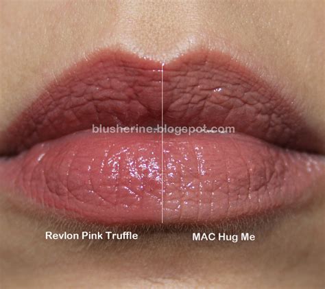 Blusherine: MAC Hug Me vs. Revlon Pink Truffle