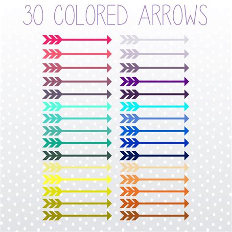 Colorful Arrow Clip Art | Graphic Objects ~ Creative Market