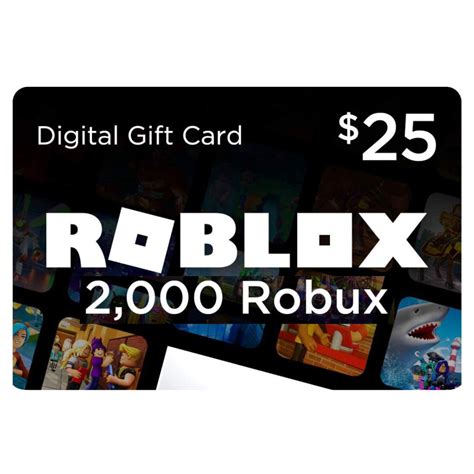 Roblox $25 Game Card (2000 Robux)