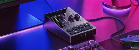 Razer Audio Mixer - All-in-one Digital Mixer for Broadcasting and ...