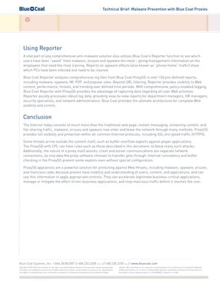 Preventing malware using bluecoat | PDF