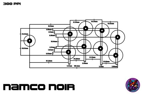 Namco Noir Layout : r/fightsticks