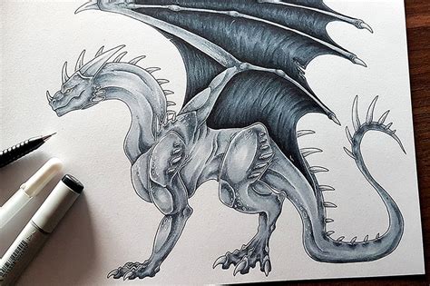 Artincontext.org — How to Draw a Dragon - Instructions for Easy...