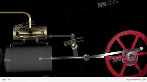 Steam Engine Animation Loop HD Stock Animation | 1584748