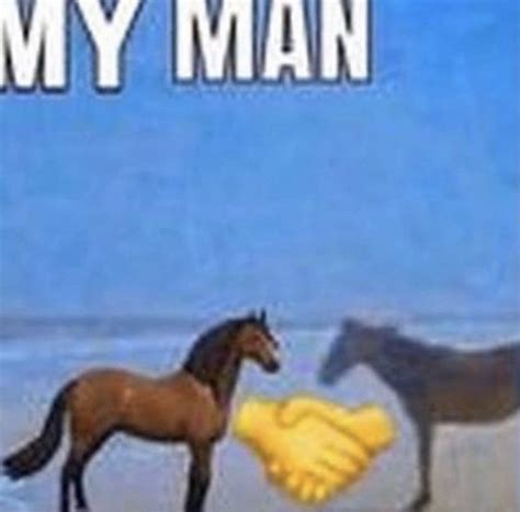 Hand Horse Horse Emoji