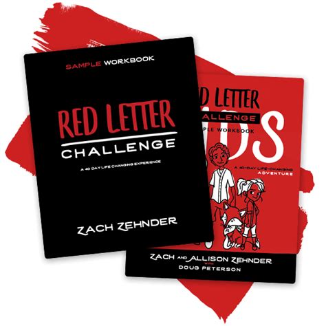 Red Letter Challenge Samples - Red Letter Living