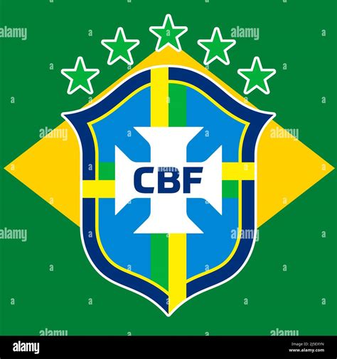 Brazil national football team logo hi-res stock photography and images ...