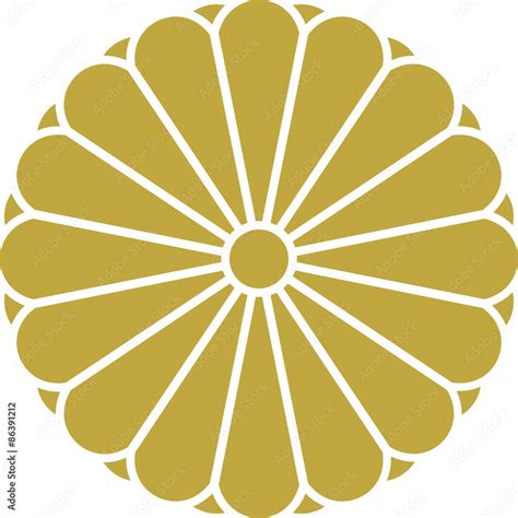 Imperial Seal of Japan Stock Vector | Adobe Stock