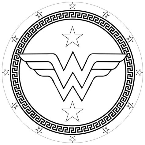 Wonder Woman Logo Drawing at PaintingValley.com | Explore collection of ...