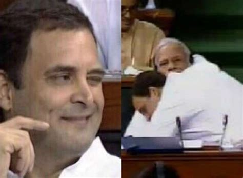 From a surprise hug for PM Modi to Priya Varrier-like wink, Rahul ...