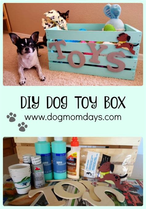 DIY Dog Toy Box - Dog Mom Days | Diy dog toys, Diy dog stuff, Dogs diy ...