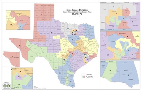 Texas Senate District 21 Map | Free Printable Maps