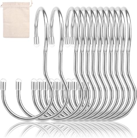 Amazon.com: YHZNW 12 Pack Handbag Hanger Organizer Metal S Hooks with ...