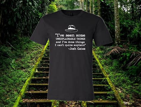 Josh Gates Shirt Expedition Unknown Gifts destination Truth - Etsy ...