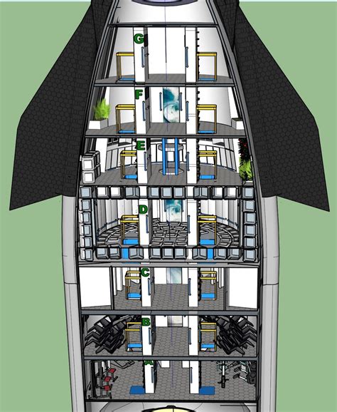 SpaceX Starship interior concept for 100 passengers | Spacex starship ...