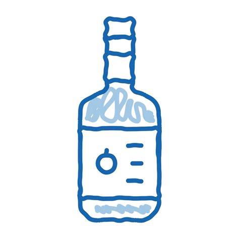 Sauce Bottle doodle icon hand drawn illustration 19476854 Vector Art at ...