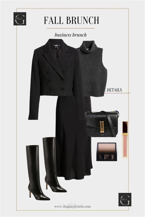 10 Classy Fall Brunch Outfits - the gray details