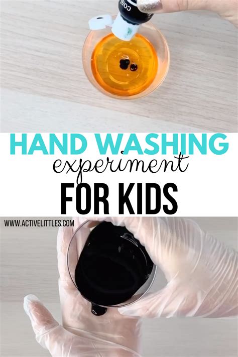 Hand Washing Experiment for Kids - Active Littles