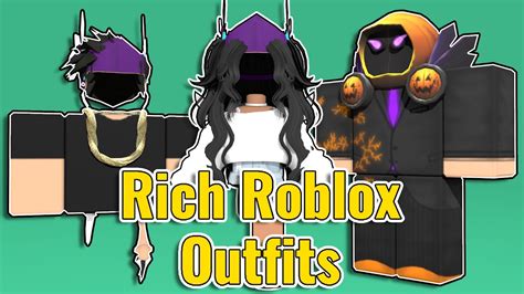 10 Types Of Rich Outfits In Roblox - YouTube