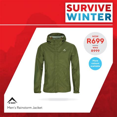 Cape Union Mart - Survive Winter with the K-Way Men's...