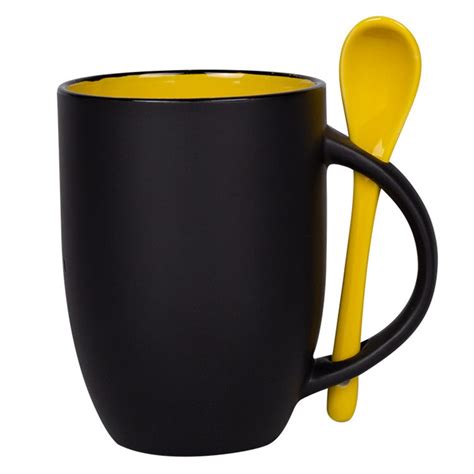 12 oz. Coffee Mug With Spoon | Totally Promotional