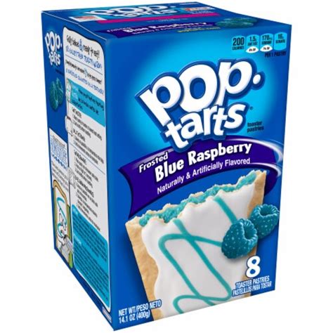 Pop-Tarts Frosted Blue Raspberry Toaster Pastries, 8 ct - Kroger