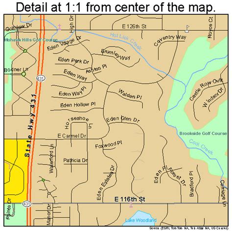 Carmel Indiana Street Map 1810342